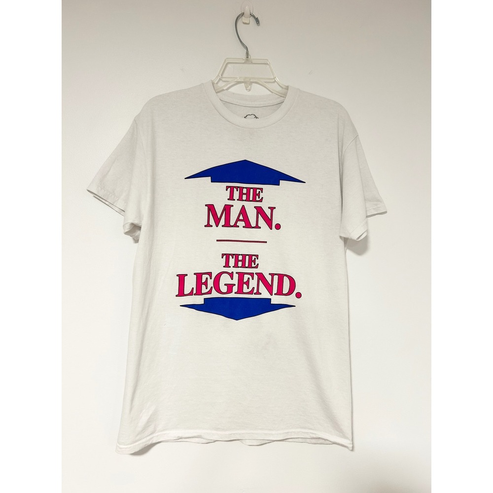 Danny Duncan The Man The Legend White Graphic T-Shirt Mens Medium Short Sleeve